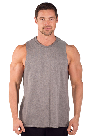 Combed Cotton Cut Sleeve Muscle Tee